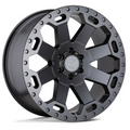 Black Rhino Hard Alloys BR WARLORD 20x9 Matte Gunmetal Wheel with 8x165.1 Bolt Pattern and +12 Offset
