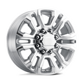 Performance Replicas PR207 22x8.5 Chrome Wheel with 8x6.5 Bolt Pattern and +15 Offset