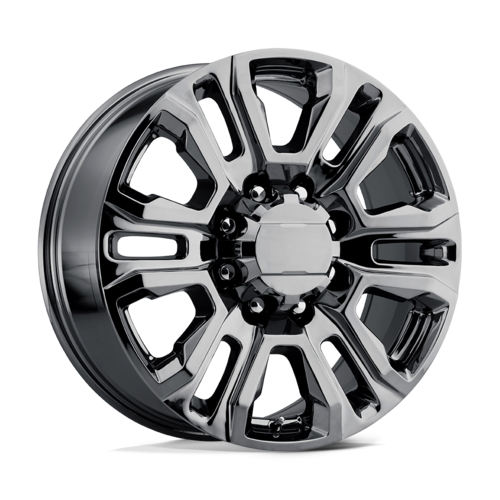 Performance Replicas PR207 20x8.5 Black Chrome PVD Wheel with 8x180 Bolt Pattern and 124.2mm Center Bore