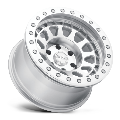 Black Rhino Hard Alloys BR PRIMM 18x9.5 Silver with Mirror Face & Machined Ring Wheel