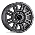 Black Rhino Hard Alloys Yellowstone 17x8 Matte Gunmetal Wheel - 6x130 Bolt Pattern, +38 Offset