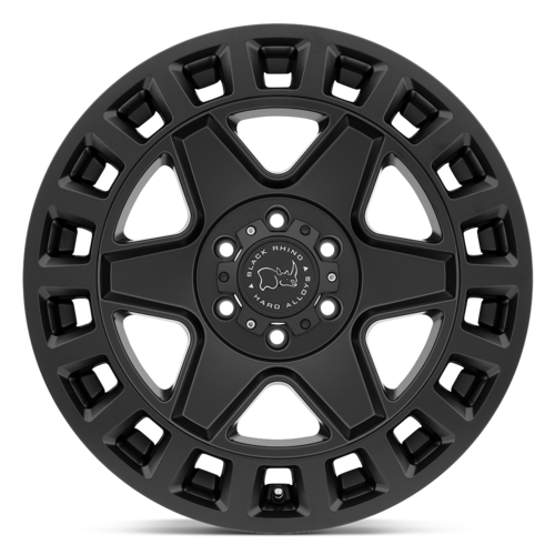 Black Rhino Hard Alloys BR YORK 17x8 Matte Black Wheel with 5x114.3 Bolt Pattern and +35 Offset