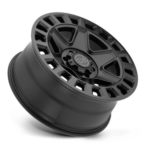 Black Rhino Hard Alloys BR YORK 17x8 Matte Black Alloy Wheel with 5x120 Bolt Pattern and +35 Offset