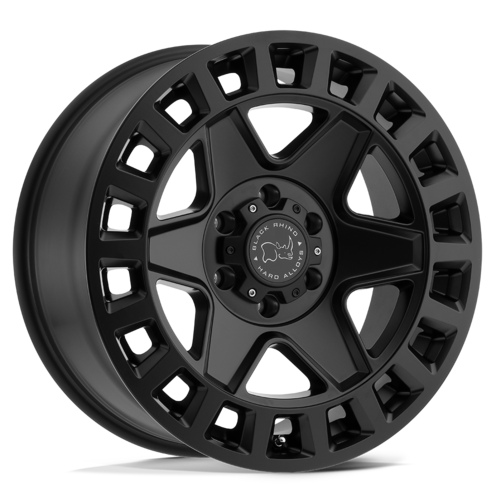 Black Rhino Hard Alloys BR YORK 17x8 Matte Black Alloy Wheel with 5x120 Bolt Pattern and +35 Offset
