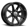 MSA Offroad Wheels M12 Diesel UTV 15x7 Gloss Black - 4x156 Bolt Pattern, 10mm Offset