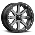 MSA Offroad Wheels M21 LOK UTV 15x7 Charcoal Beadlock Wheel with 4x156 Bolt Pattern