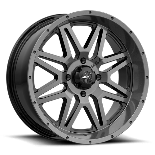 MSA Offroad Wheels M26 VIBE UTV 14x7 Dark Tint 4x110 Wheel