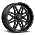 MSA Offroad Wheels M26 VIBE UTV 14x7 Gloss Black Milled Wheel with 4x156 Bolt Pattern