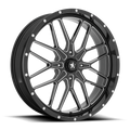 MSA Offroad Wheels M45 Portal UTV 24x7 Gloss Black Milled Wheel with 4x156 Bolt Pattern
