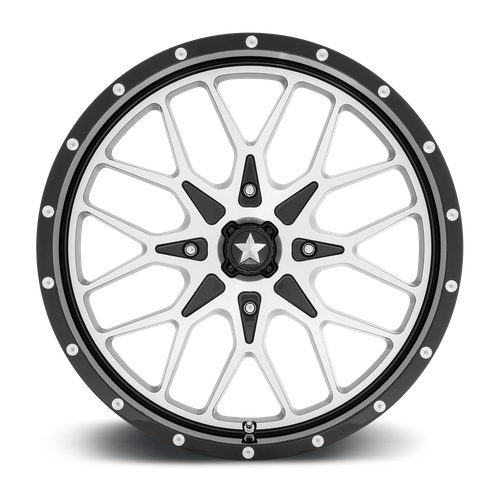 MSA Offroad Wheels M45 Portal UTV 20x7 Gloss Black Machined with 4x137 Bolt Pattern