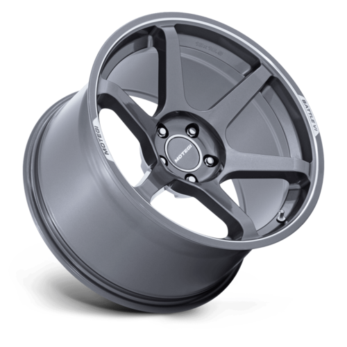 Motegi MR160 BATTLE VI 18x10.5 Inch Gloss Gunzilla Wheel with Machined Lip and 5x114.3 Bolt Pattern