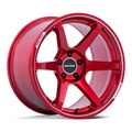 Motegi MR160 BATTLE VI 18x9.5 Cherry Red Metallic with Machined Lip Wheel with 5x114.3 Bolt Pattern and +25 Offset