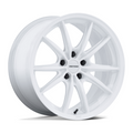 Motegi MR162 ZENTOKU 18x8.5 Inch Gloss White Alloy Wheel with 5x100 Bolt Pattern and +35 Offset