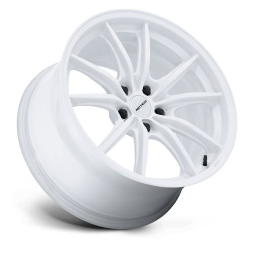 Motegi MR162 ZENTOKU 17x8.5 Inch Gloss White Alloy Wheel with 5x114.3 Bolt Pattern and +35 Offset