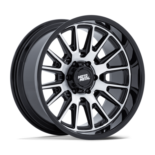 Moto Metal MO814 TEKTON 20x9 Gloss Black Machined Wheel with 6x139.7 Bolt Pattern and +20 Offset