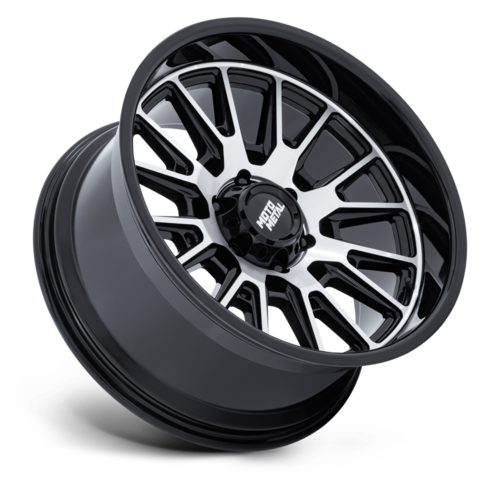 Moto Metal MO814 TEKTON 20x10 Inch Black Machined Gloss Wheel with 6x135 Bolt Pattern and -18 Offset
