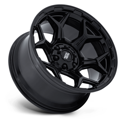 Moto Metal MO815 DUX 17x8.5 Inch Gloss Black Alloy Wheel with 5x114.3/5x127 Bolt Pattern and Zero Offset