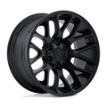 Moto Metal MO816 Overlook 20x9 Blackout Wheel with 8x170 Bolt Pattern and +1 Offset
