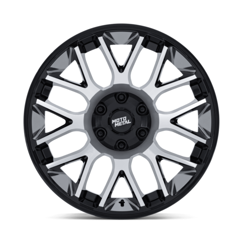 Moto Metal MO816 Overlook 20x9 Gloss Black with Machined Face Wheel
