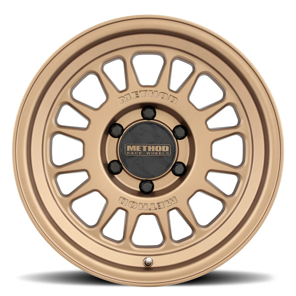 17X9 METHOD MR318 OFF-ROAD WHEELS - 6X5.50 WITH +00 OFFSET - BRONZE