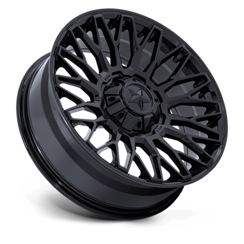 MSA Offroad Wheels M50 CLUBBER UTV 24x7 Gloss Black Wheel with 4x137/156 Bolt Pattern and 110.10mm Center Bore