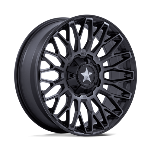 MSA Offroad Wheels M50 Clubber UTV 20x7 Matte Black Double Dark Tint with 4x137/156 Bolt Pattern