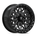MSA Offroad Wheels MA53 BOLO UTV Beadlock 15x7 Gloss Black Milled