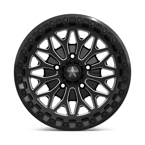 MSA Offroad Wheels MA53 BOLO UTV Beadlock 15x7 Gloss Black Milled