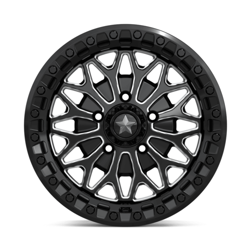 MSA Offroad Wheels MA53 BOLO UTV Beadlock 15x7 Gloss Black Milled