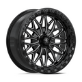 MSA Offroad Wheels MA53 BOLO UTV Beadlock 18x7 Gloss Black Milled