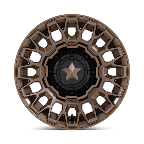 MSA Offroad Wheels M50 Clubber UTV 14x7 Matte Bronze Wheel with 4x137/156 Bolt Pattern and +10 Offset