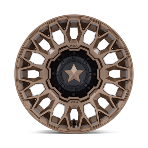 MSA Offroad Wheels M50 Clubber UTV 24x7 Matte Bronze Wheel with 5x114.3 Bolt Pattern