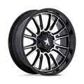 MSA Offroad Wheels M51 Thunderlips UTV 24x7 Gloss Black Machined Wheel
