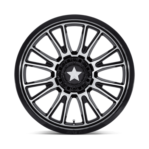 MSA Offroad Wheels M51 Thunderlips UTV 14x7 Gloss Black Machined Wheel with 4x137/156 Bolt Pattern