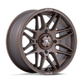 MSA Offroad Wheels M52 Radar UTV 16x7 Matte Bronze Wheel with 4x156 Bolt Pattern and +10 Offset