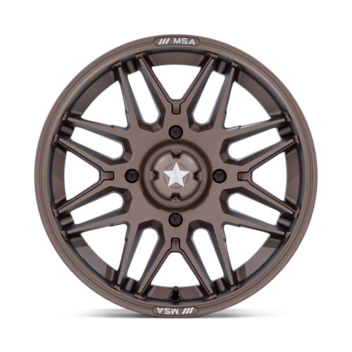 MSA Offroad Wheels M52 Radar UTV Matte Bronze 14x7 with 4x156 Bolt Pattern and +10 Offset