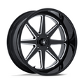 MSA Offroad Wheels M54 Spark UTV 24x10 Gloss Black Milled Wheel with 4x137 Bolt Pattern and -25 Offset