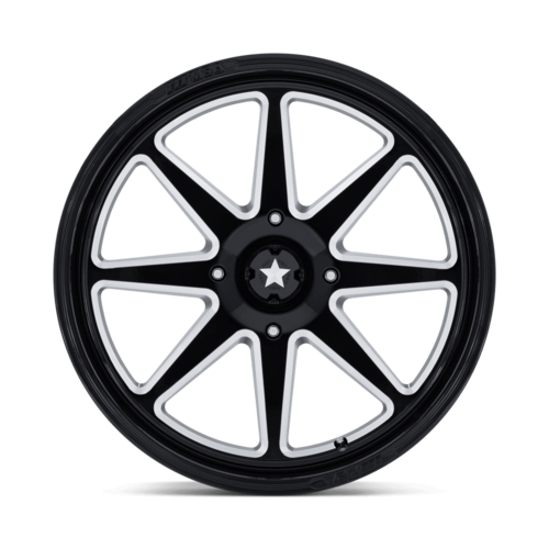 MSA Offroad Wheels M54 Spark UTV 24x7 Gloss Black Milled Wheel