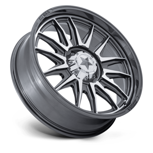 MSA Offroad Wheels M55 Commander UTV 15x7 Silver with Machined Face - 5x114.3 Bolt Pattern, +10 Offset