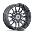 MSA Offroad Wheels Commander UTV 24x10 Platinum with Machined Face - 4x137/156 Bolt Pattern, -25 Offset