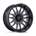 MSA Offroad Wheels M55 Commander UTV 24x10 Matte Gunmetal with Matte Black Lip