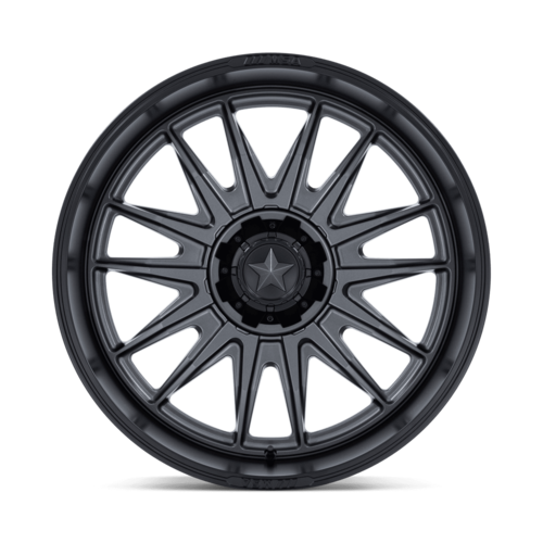 MSA Offroad Wheels M55 Commander UTV 24x10 Matte Gunmetal with Matte Black Lip