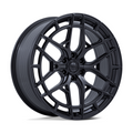Niche 1PC NC284 ADRIA 22x10 Matte Black Wheel with 6x139.7 Bolt Pattern and +20 Offset