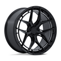 Niche 1PC Riviera 22x9 Gloss Black Alloy Wheel with 5x114.3 Bolt Pattern and +38 Offset