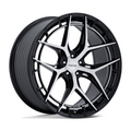 Niche 1PC RIVIERA 20x9.5 Inch Alloy Wheel with 5x120 Bolt Pattern and +22 Offset in Gloss Black Machined Finish