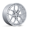 Niche 1PC NC286 Riviera 20x9 Gloss Silver with Brushed Face Wheel - 5x112 Bolt Pattern, +45 Offset