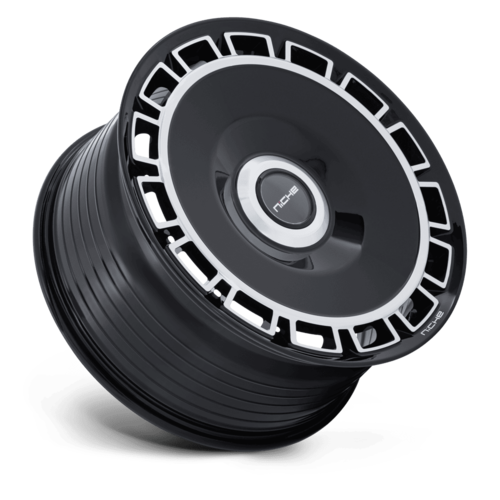 Niche 1PC NC287 Venice 24x10 Gloss Black Machined Face Wheels with 5x130 Bolt Pattern and +20 Offset