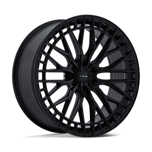 Niche 1PC NC288 Genoa 22x10 Inch Gloss Black Alloy Wheel with 6x135 Bolt Pattern and 87.10mm Center Bore