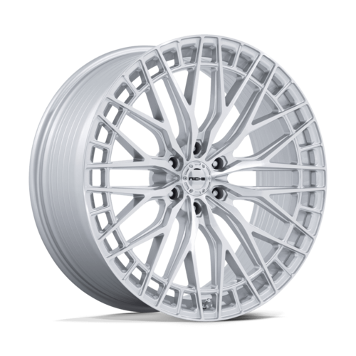 Niche 1PC Genoa 22x10 Inch Silver Gloss Wheel with Machined Face and 6x139.7 Bolt Pattern