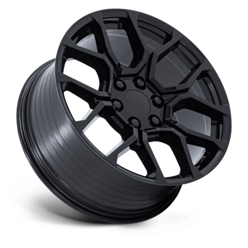 Performance Replicas PR233 22x9 Gloss Black Wheel for 6x139.7 Bolt Pattern with +28 Offset